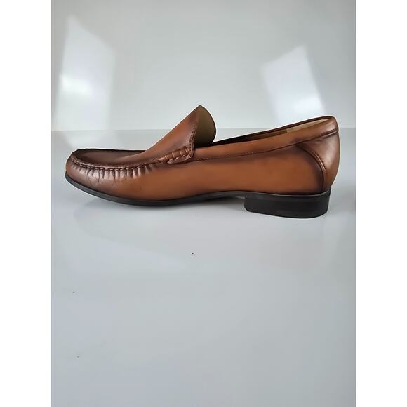 Johnston Murphy Hawkins Mens Loafer 11.5 M Brown Sheepskin Leather Shoes 20-4470 main image 4